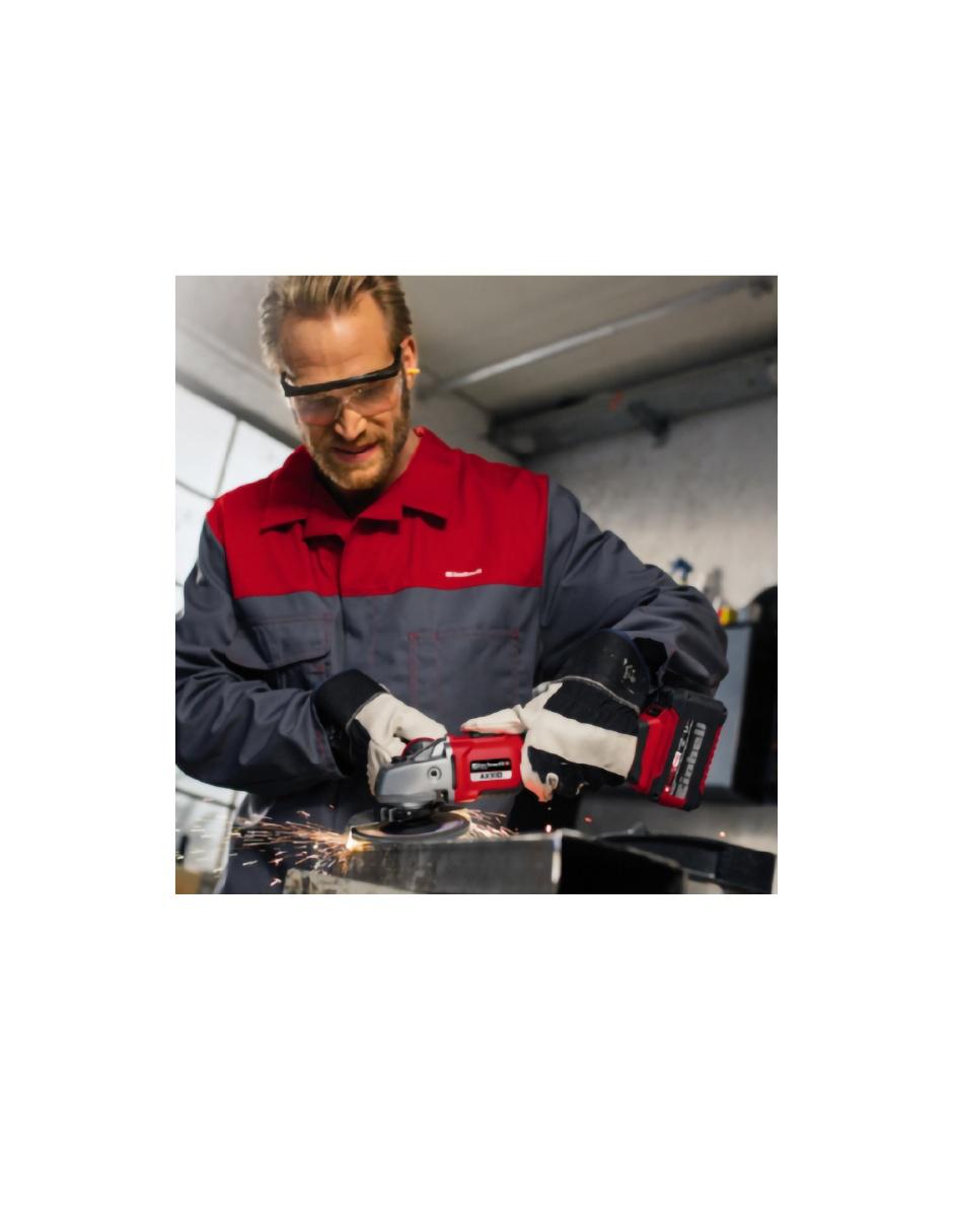 Esmeriladora inalámbrica Einhell Brushless 18 V 4 1/2