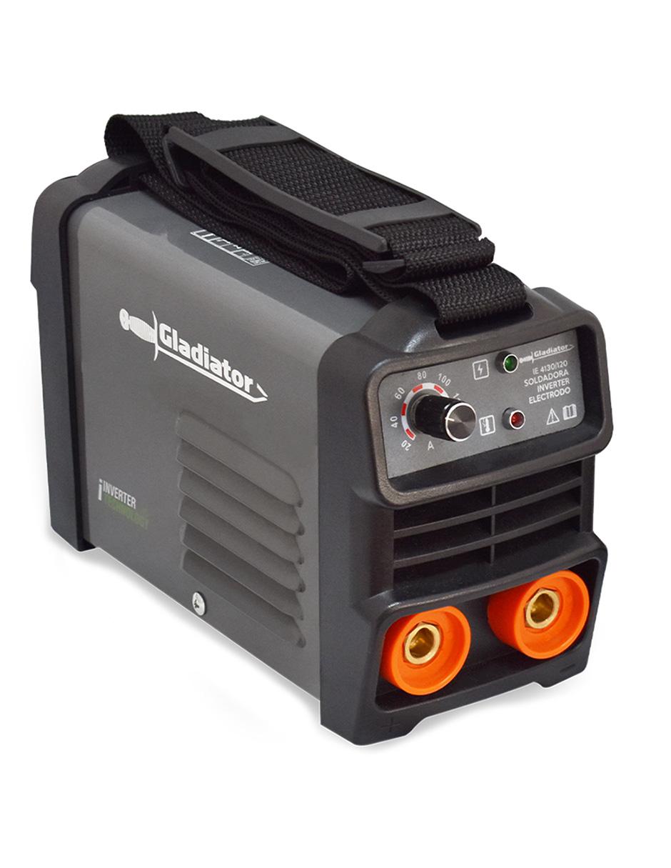 Soldadora Inversor Gladiator IE 4130/120 PLUS 130 Amperes + 10 Discos abrasivos de corte