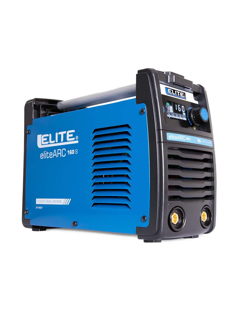 Soldadora inversor Elite 160s soporta electrodos de 1/8 hasta 5/32 Potencia 10-160 Amp