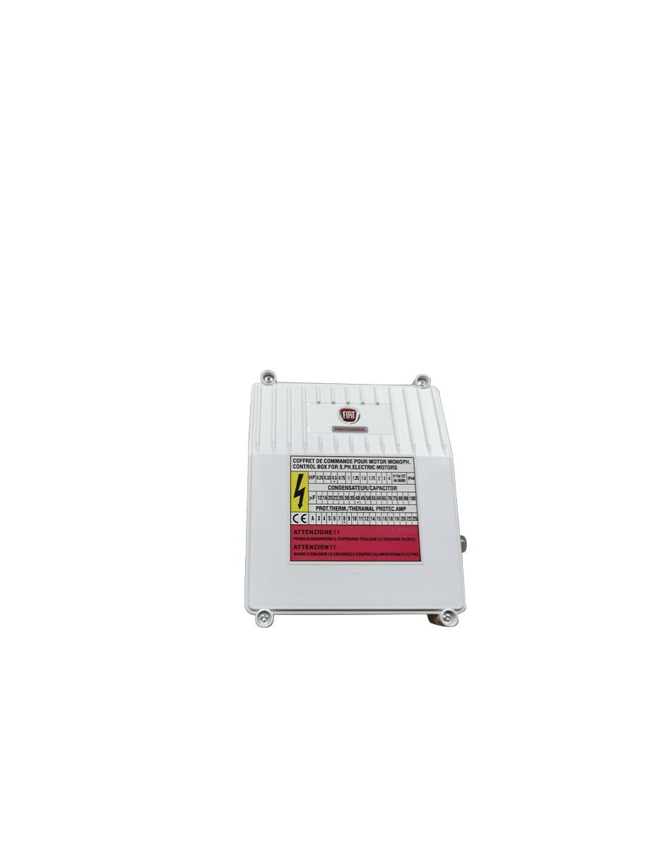 Bomba de agua sumergible Fiat Professional 1/2 HP