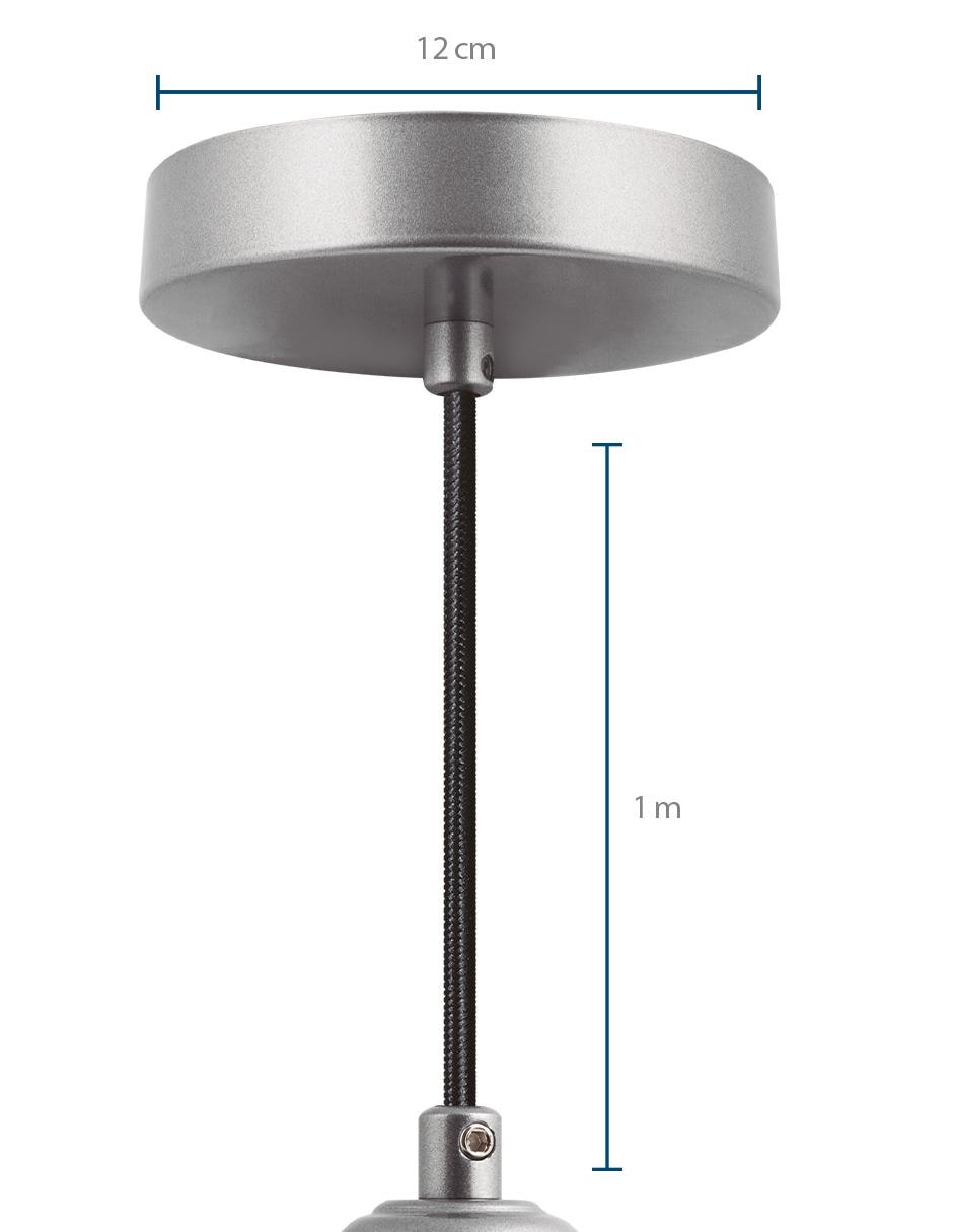 Luminario Basic Plata E27