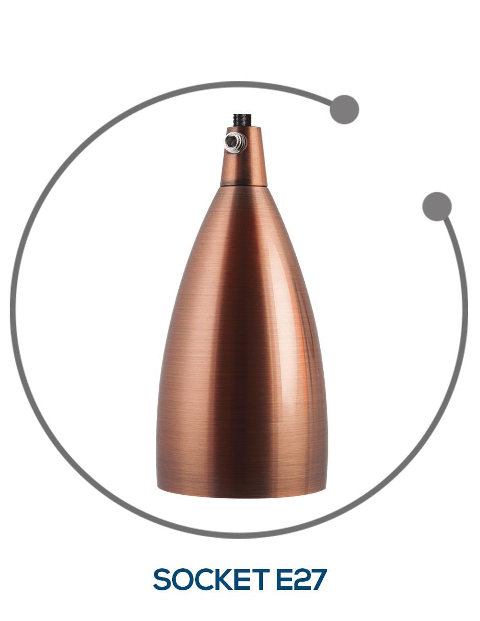 Luminario Classique Red Bronze mate