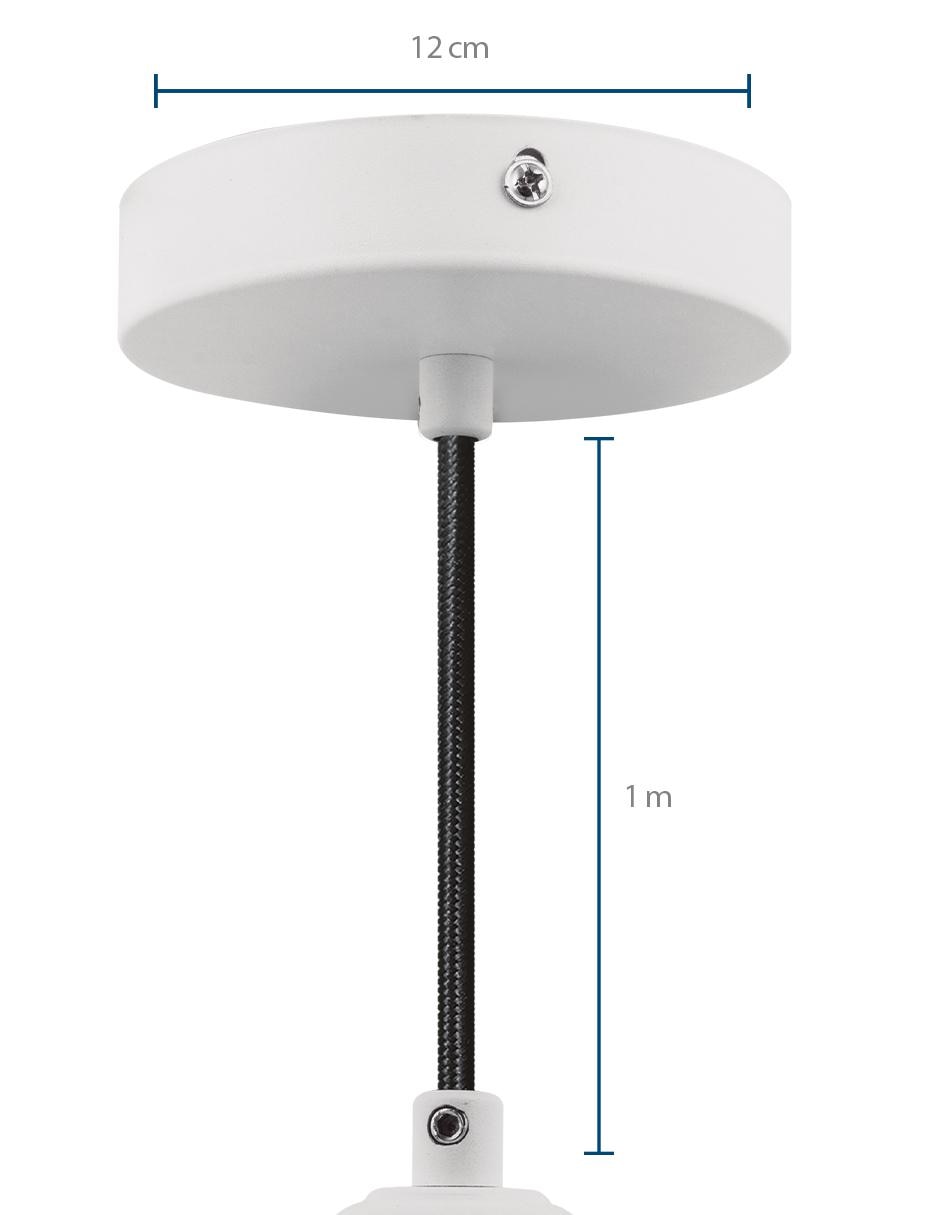 Luminario Basic Blanco mate E27