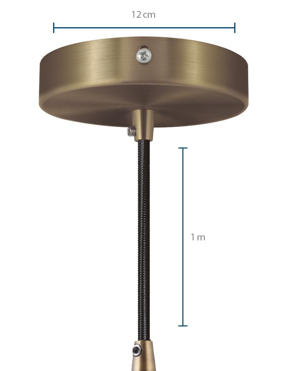 Luminario Milán Bronce Mate E27