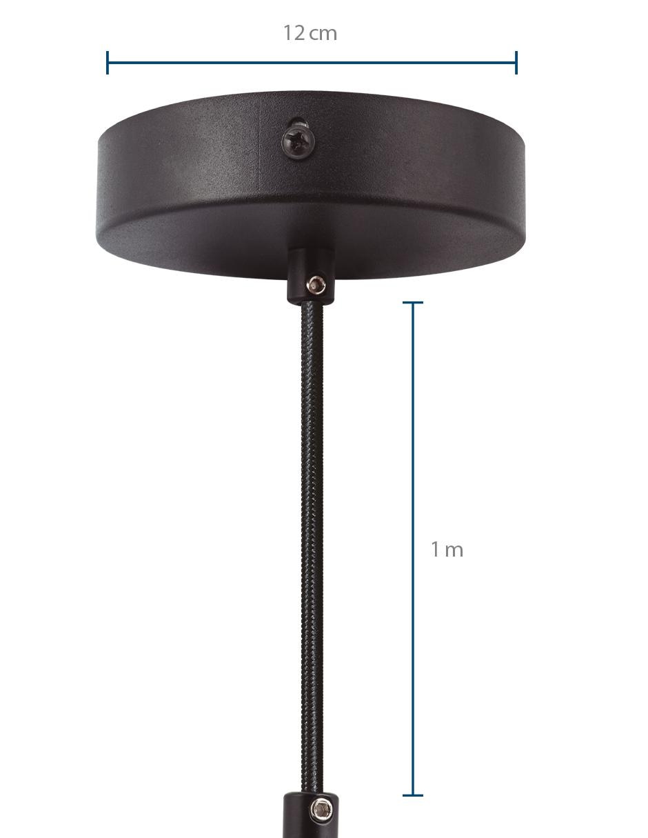 Luminario Basic Negro mate E27