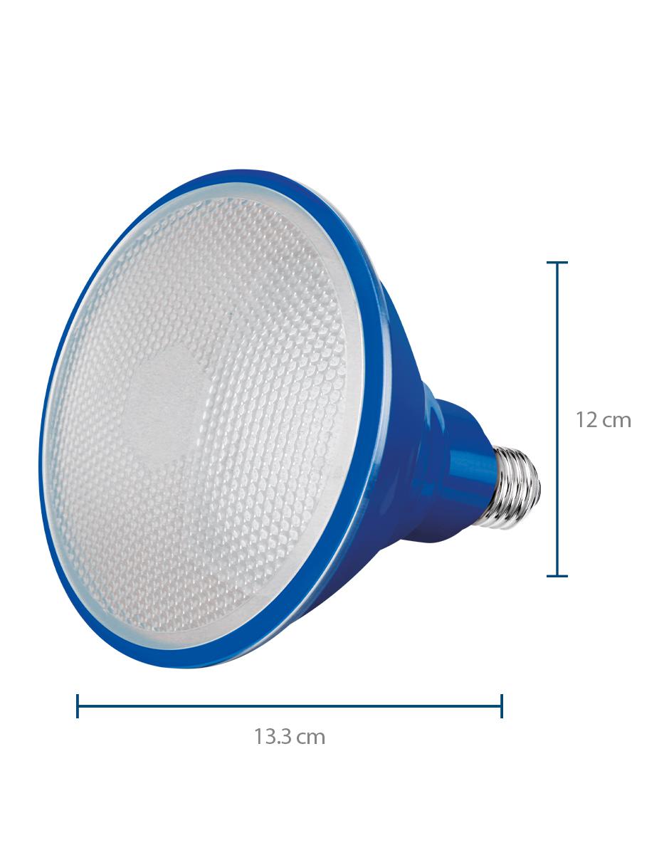 Foco LED PAR 38 12 W azul IP65