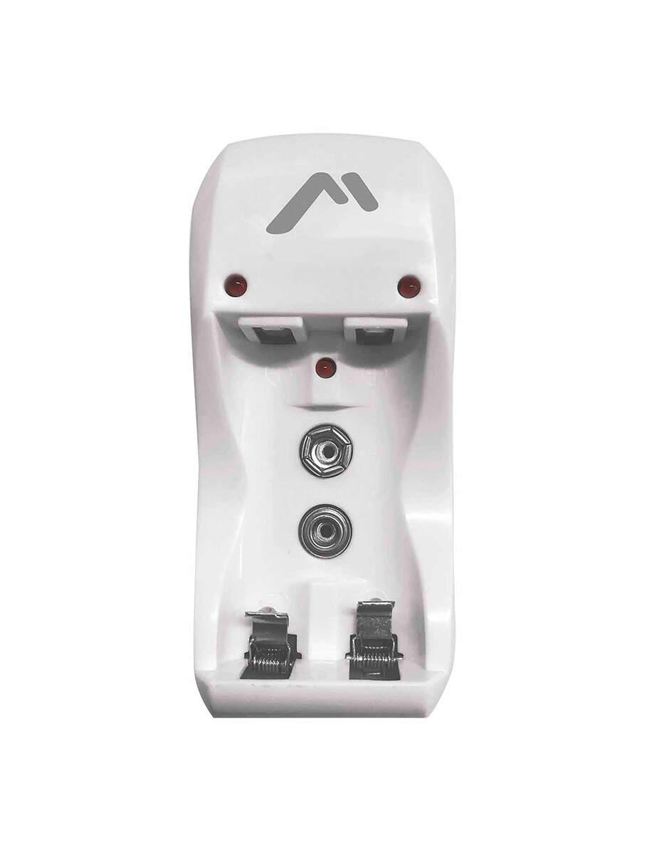 Cargador de baterías Mitzu compatible con doble A, triple AA, 9V y ni-cd