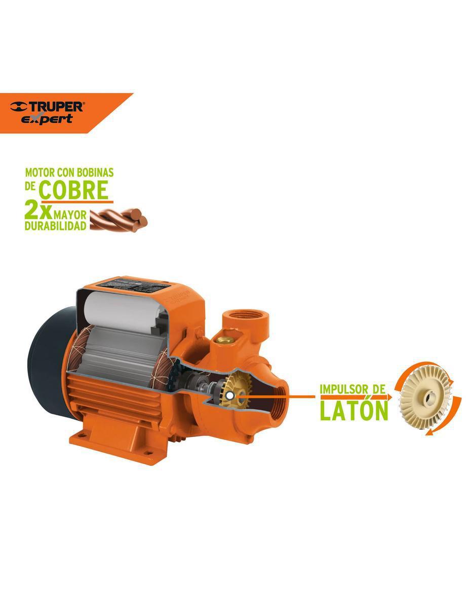 Bomba para agua 1/2 Hp Truper