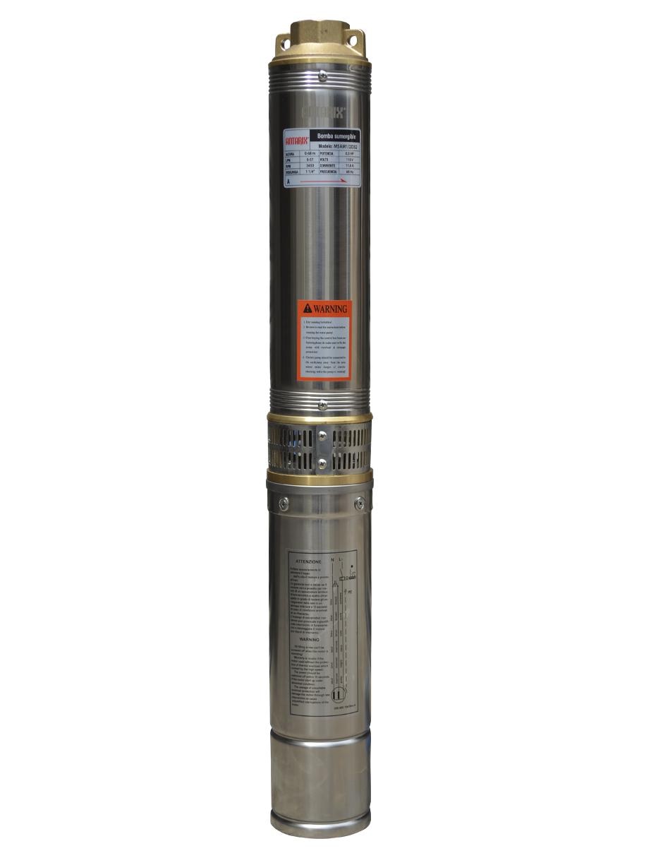 Bomba de agua sumergible Antarix 1/2 HP