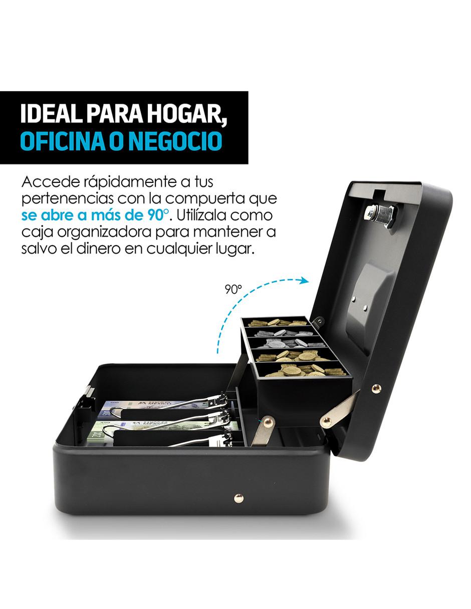 Caja para Dinero Metálica de Seguridad con 2 Llaves y Cerradura 8