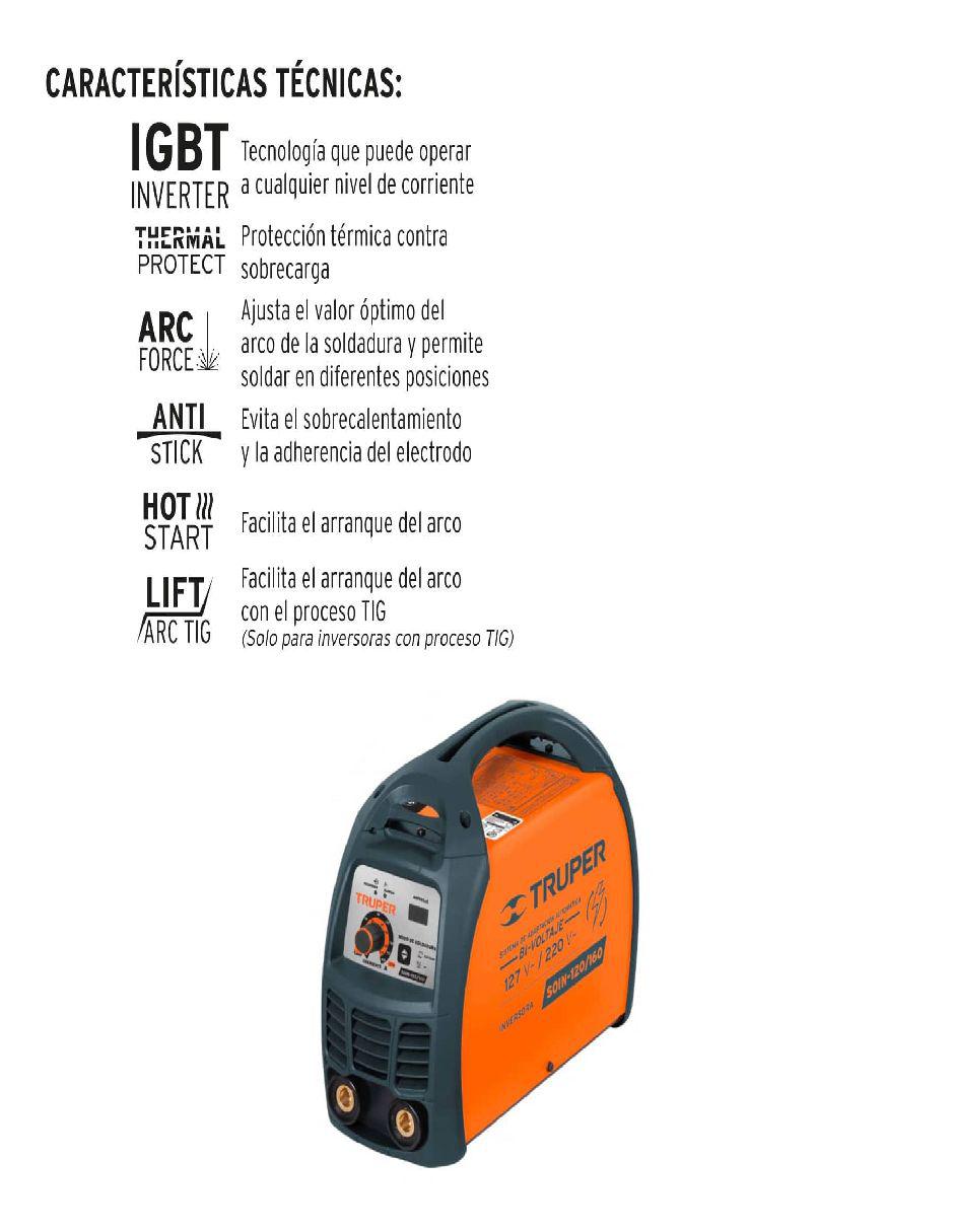 Soldadora Truper SOIN-120/160 160 A