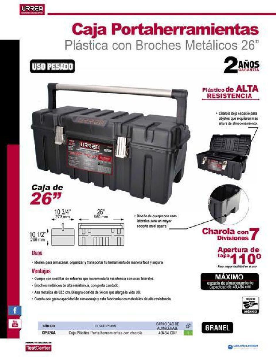 Caja de herramientas 2 compartimentos