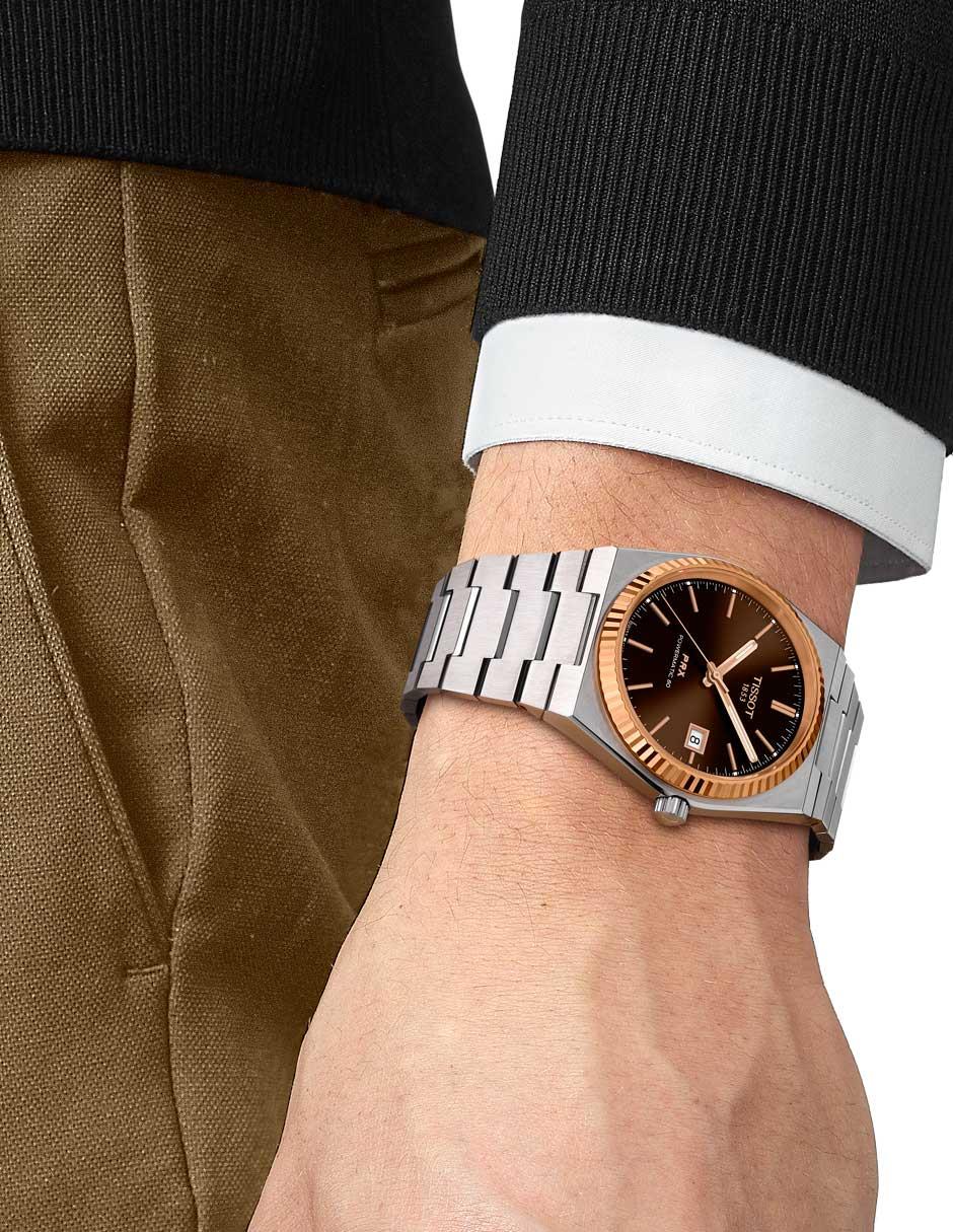 Reloj PRX Powermatic 80 Gold para hombre T9314074129100 7