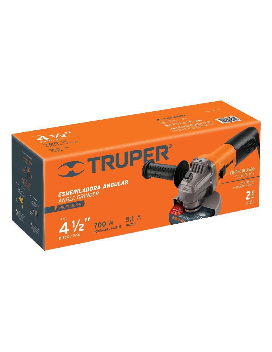 Esmeril Truper ESMA-4-1/2A12 127 V