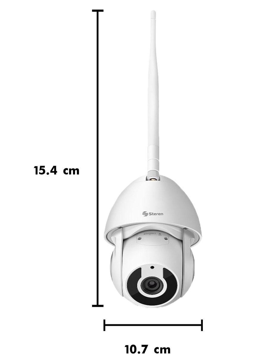 Cámara individual de seguridad Steren alámbrica e inalámbrica para interior y exterior