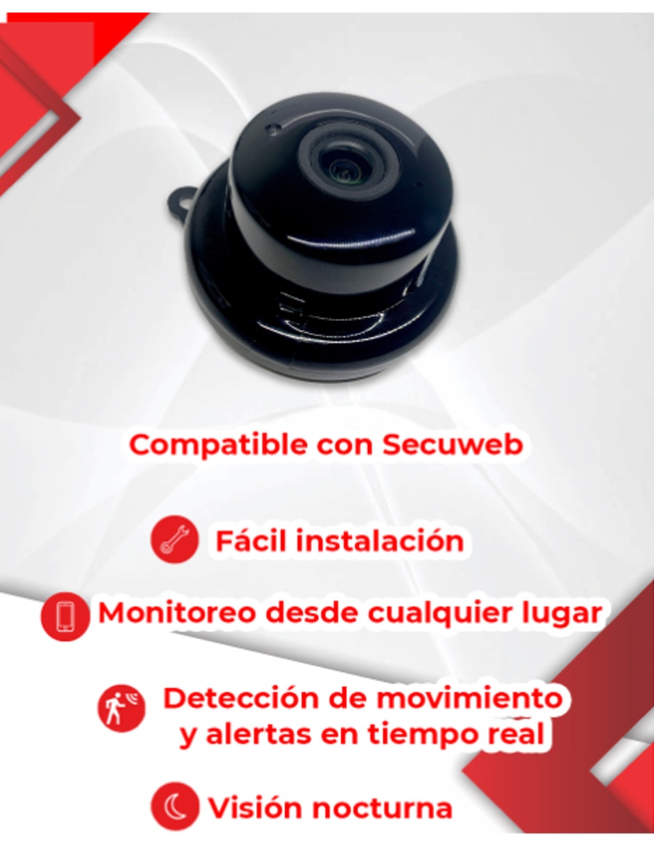 Cámara individual de seguridad alámbrica para interior Cámara individual de seguridad alámbrica para interior