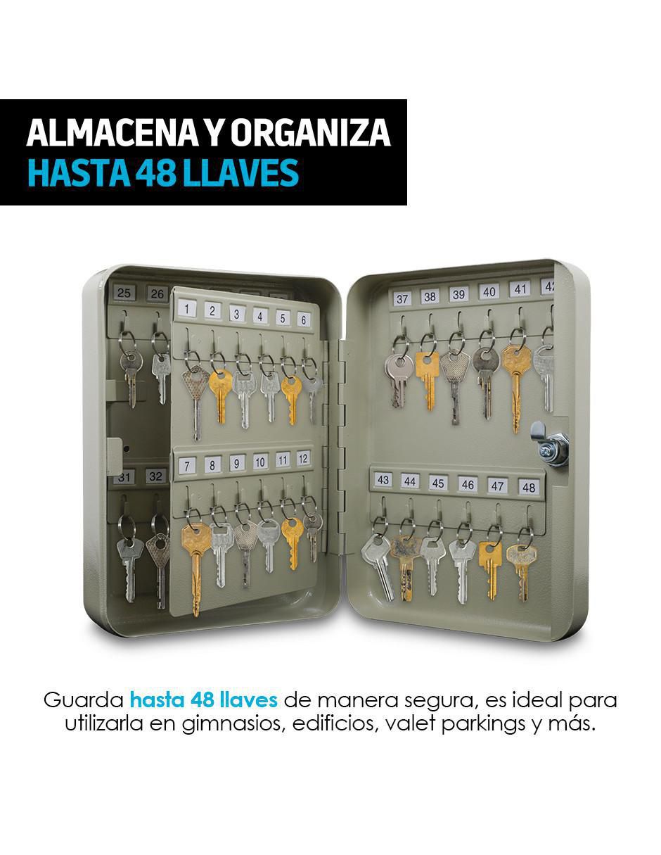 Caja de Seguridad para Llaves 48 Ganchos, de Pared con Cerradura 8