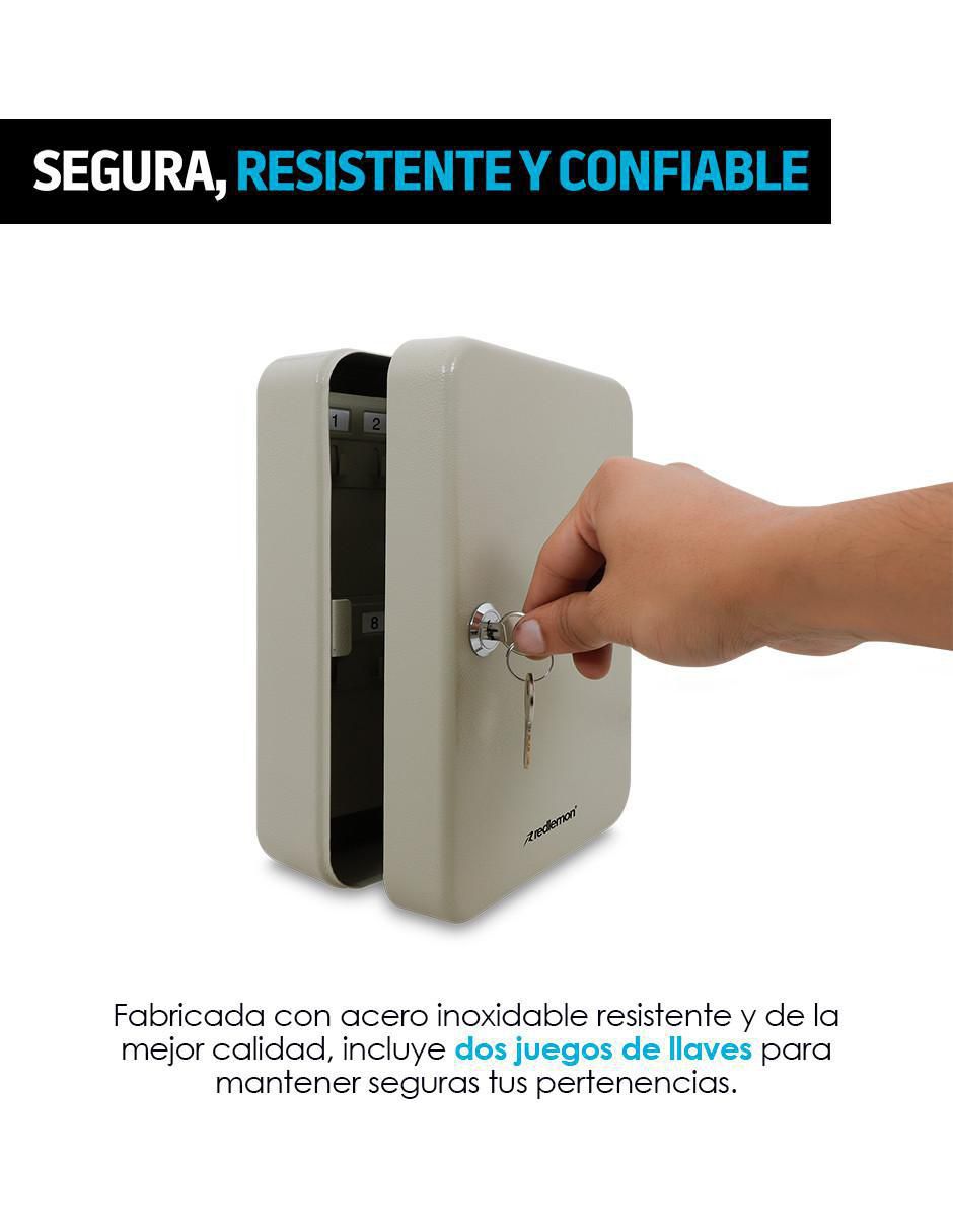Caja de Seguridad para Llaves 48 Ganchos, de Pared con Cerradura 7