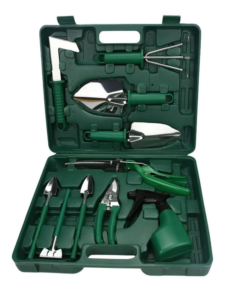 Set herramientas de jardinería acero inoxidable