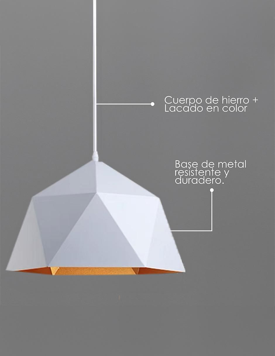 Lámpara colgante Poligonal 4