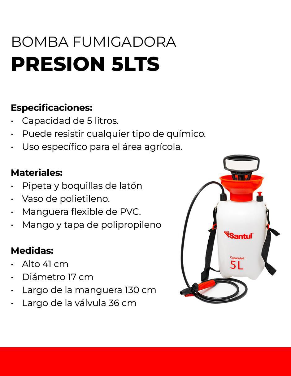 Bomba fumigadora manual de 5 litros 5