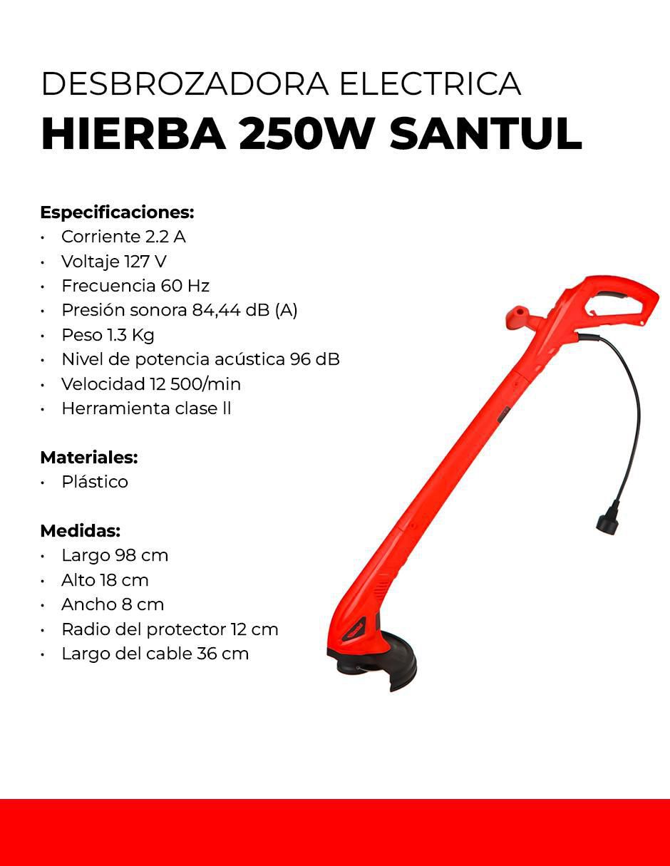Desbrozadora eléctrica Santul de disco 7583