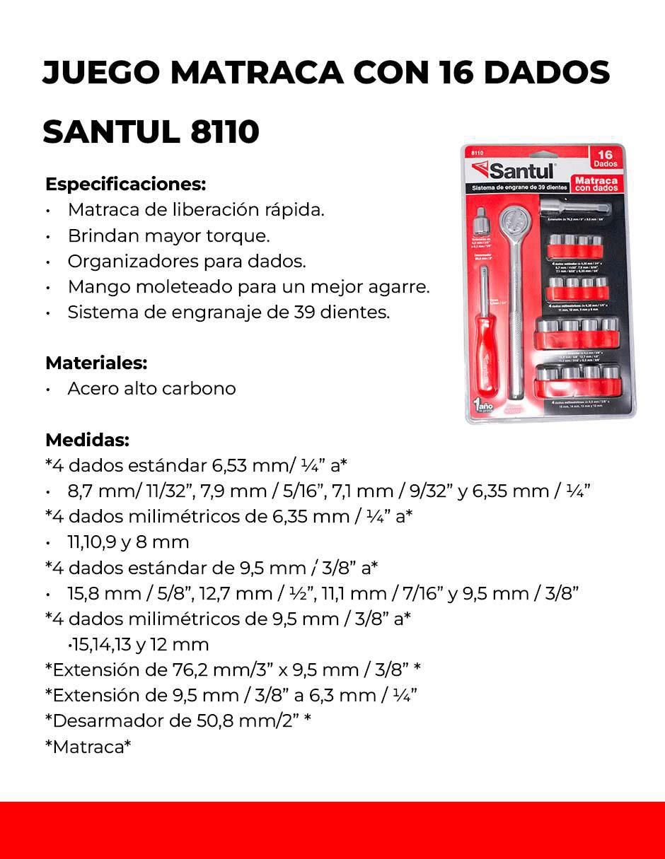 Matraca de doble santul cuadro 1/2 pulgada