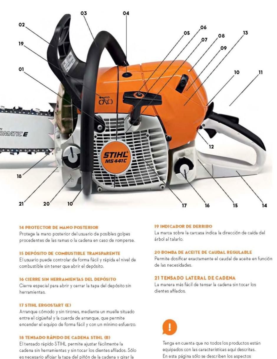 Motosierra a gasolina MS210