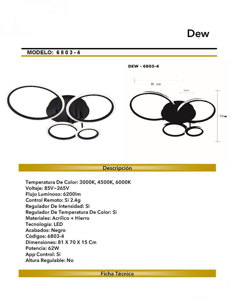 Lámpara led Dew 9