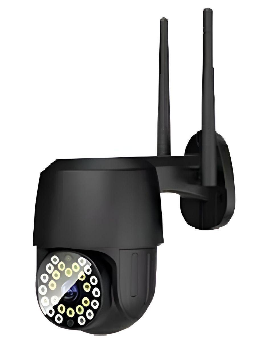 Cámara individual de seguridad alámbrica Full HD 180° con capacidad para grabar para interior y exterior 2