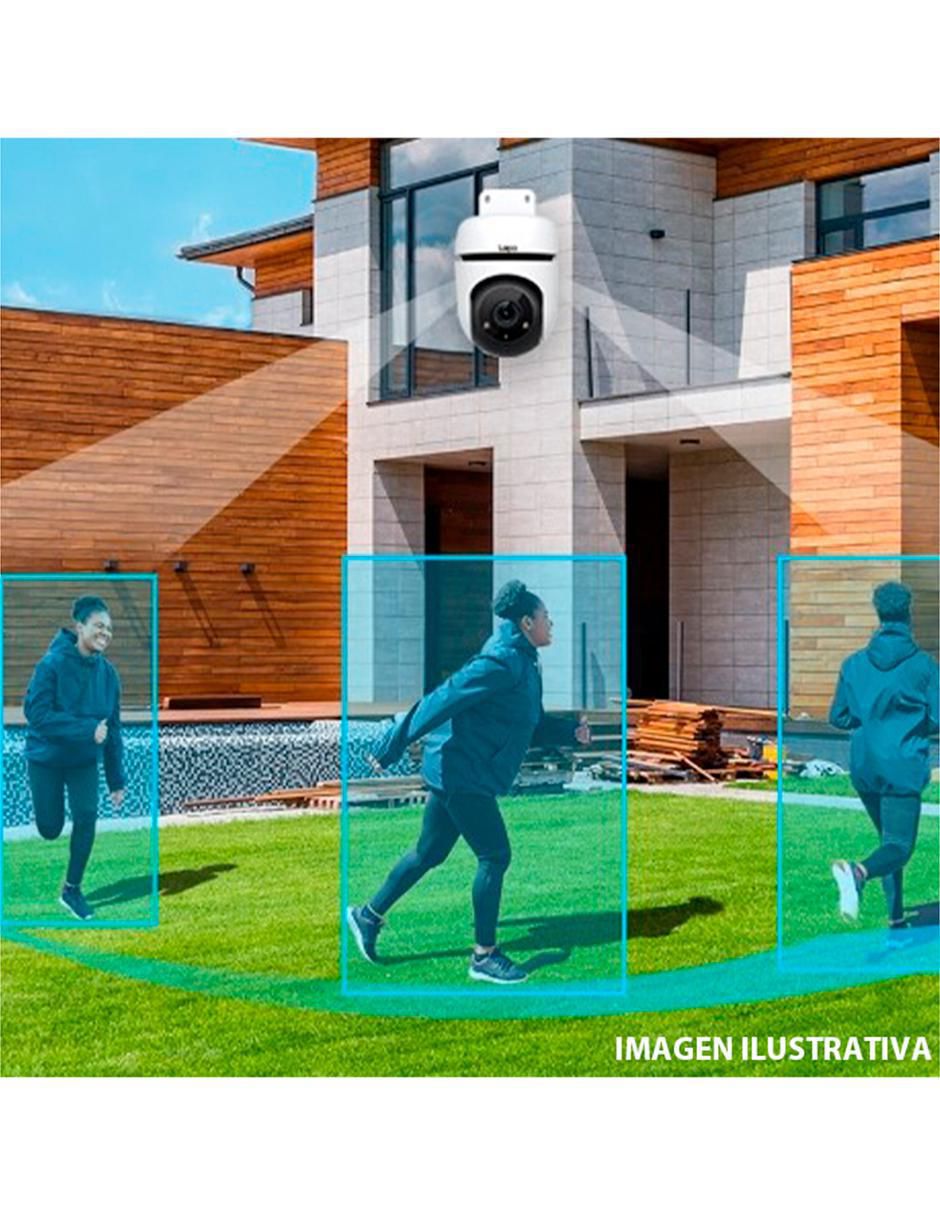 Cámara Wi-Fi de seguridad inalámbrica Full HD 360° con capacidad para grabar para exterior