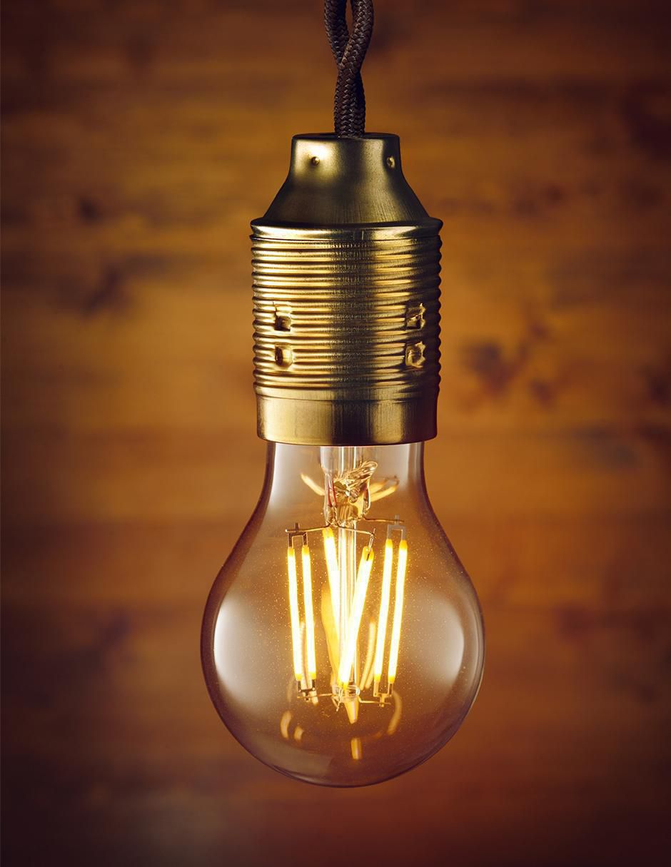 Foco vintage 4 W de consumo 4 W de iluminación 350 lm lúmenes