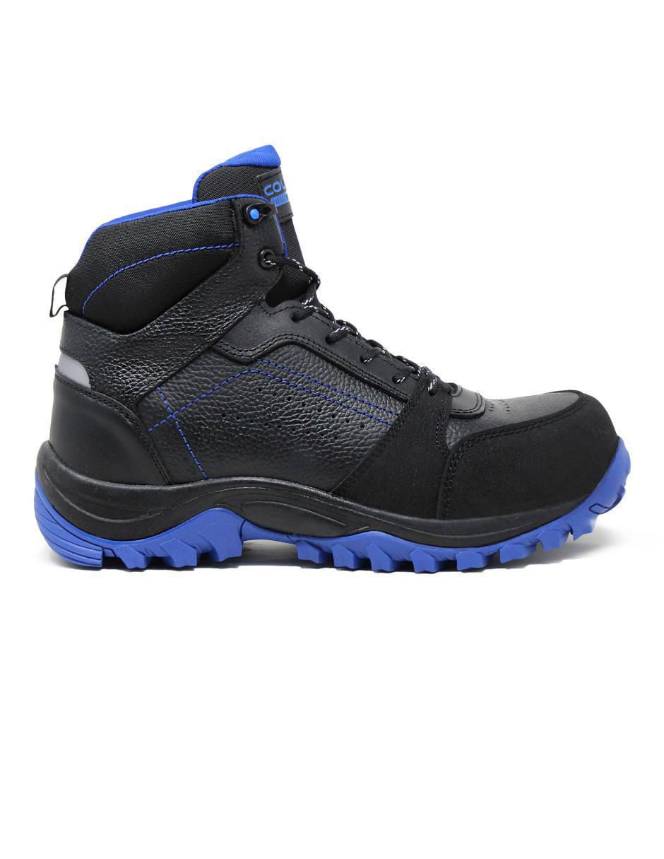Bota industrial de cuero y piel