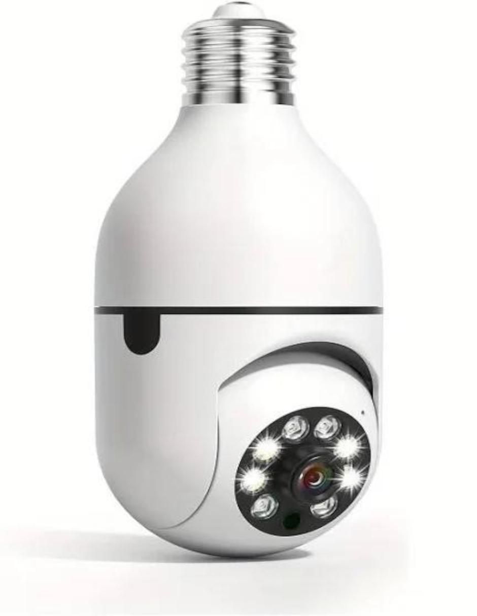 Cámara Wi-Fi de seguridad inalámbrica Full HD 360° con capacidad para grabar para interior y exterior