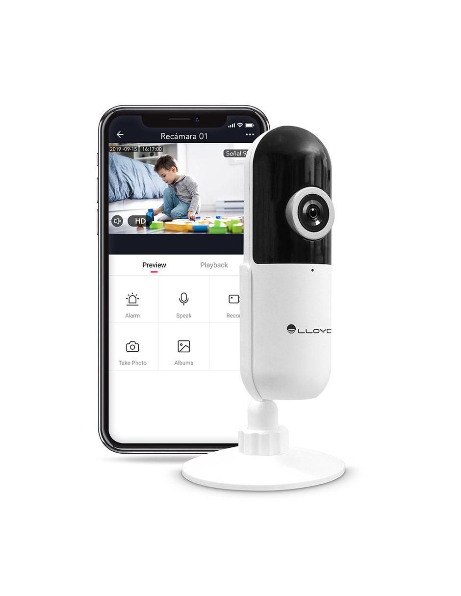 Cámara Wi-Fi de seguridad alámbrica Full HD 110° con capacidad para grabar para interior