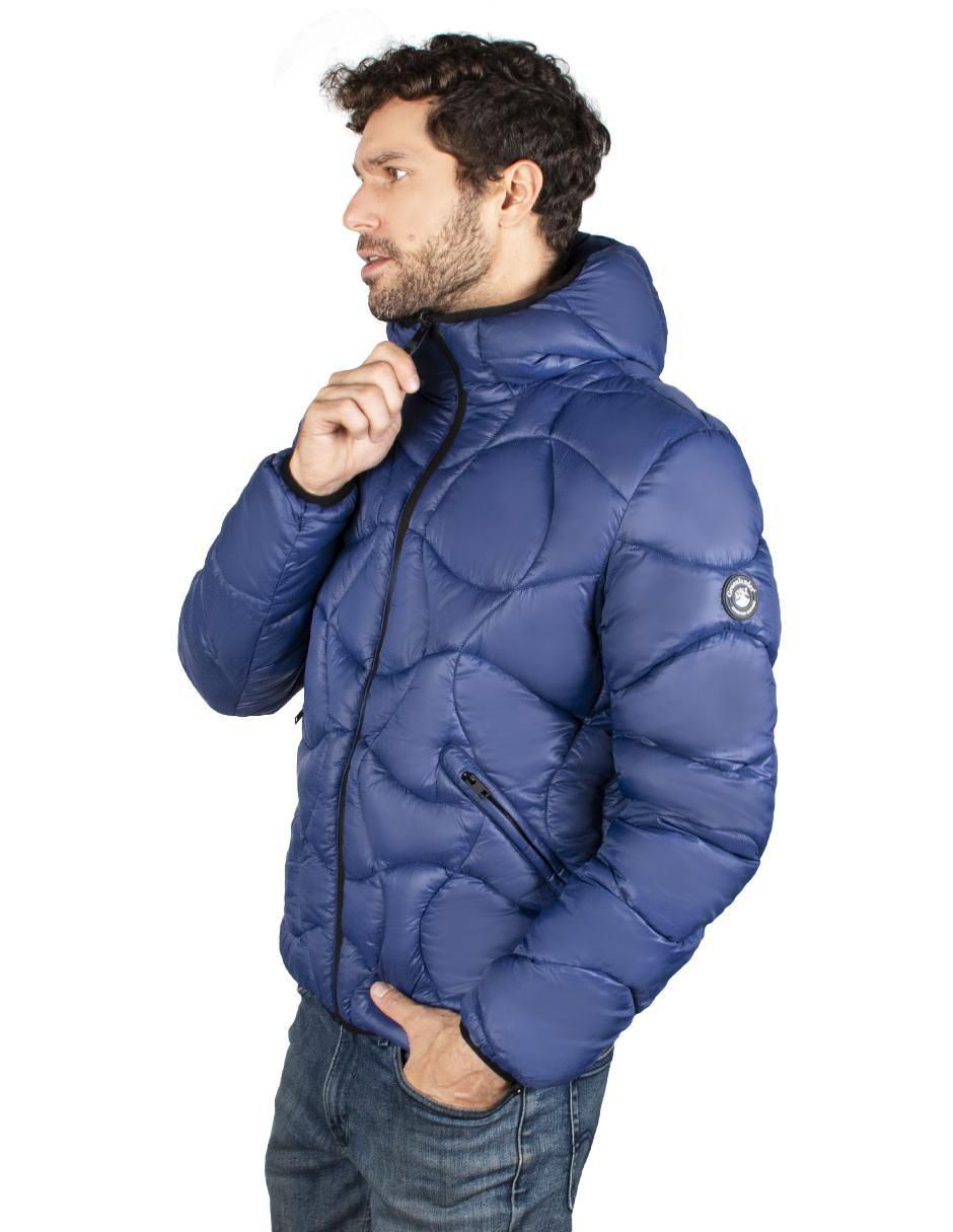 Chamarra casual impermeable reversible para hombre 5