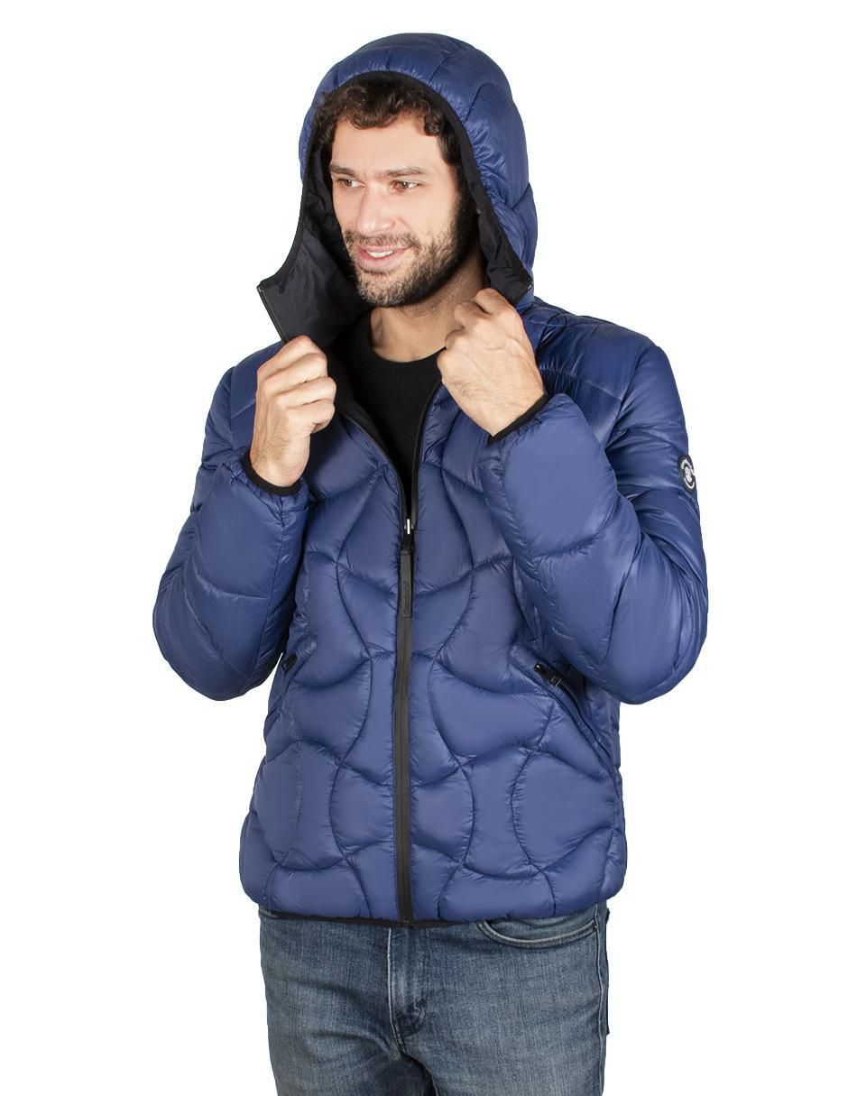 Chamarra casual impermeable reversible para hombre 2