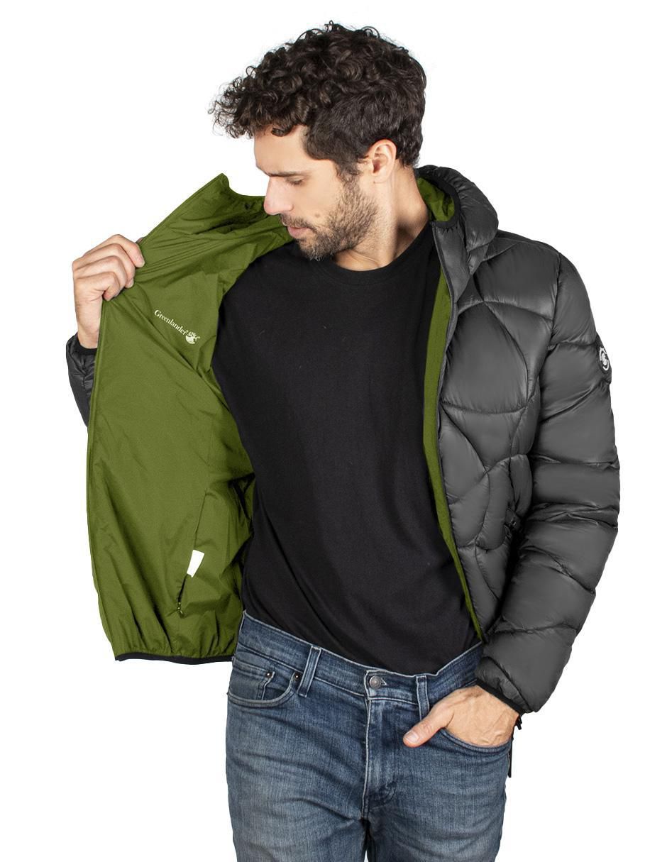 Chamarra casual impermeable reversible para hombre 2