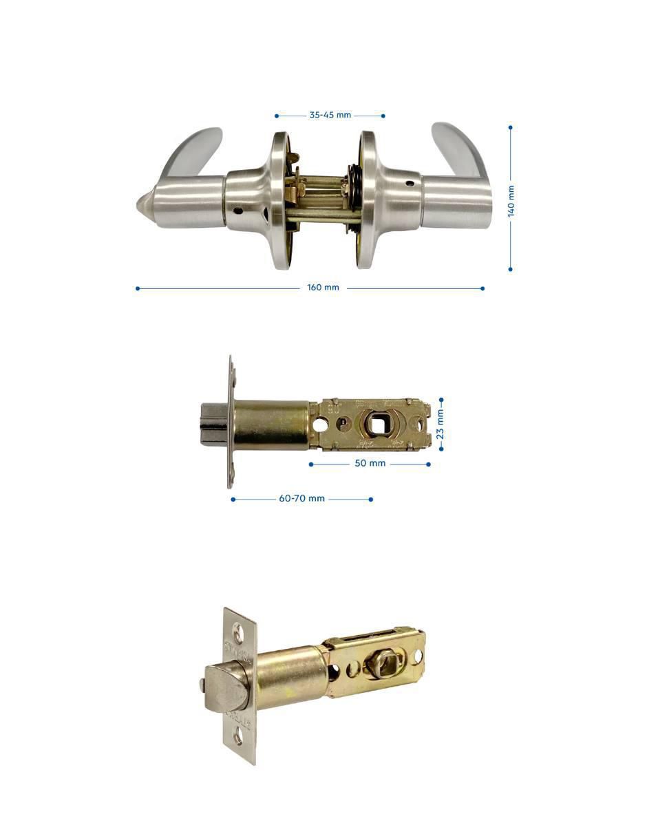 Cerradura para empotrar de izquierda 6