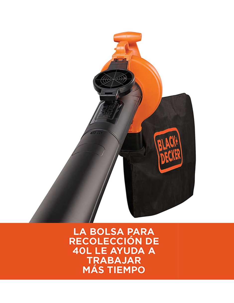 Sopladora eléctrica Black + Decker BV25-B3 71 MPH 290 CFM