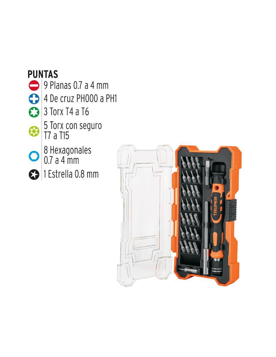 Set de desarmadores 30 piezas