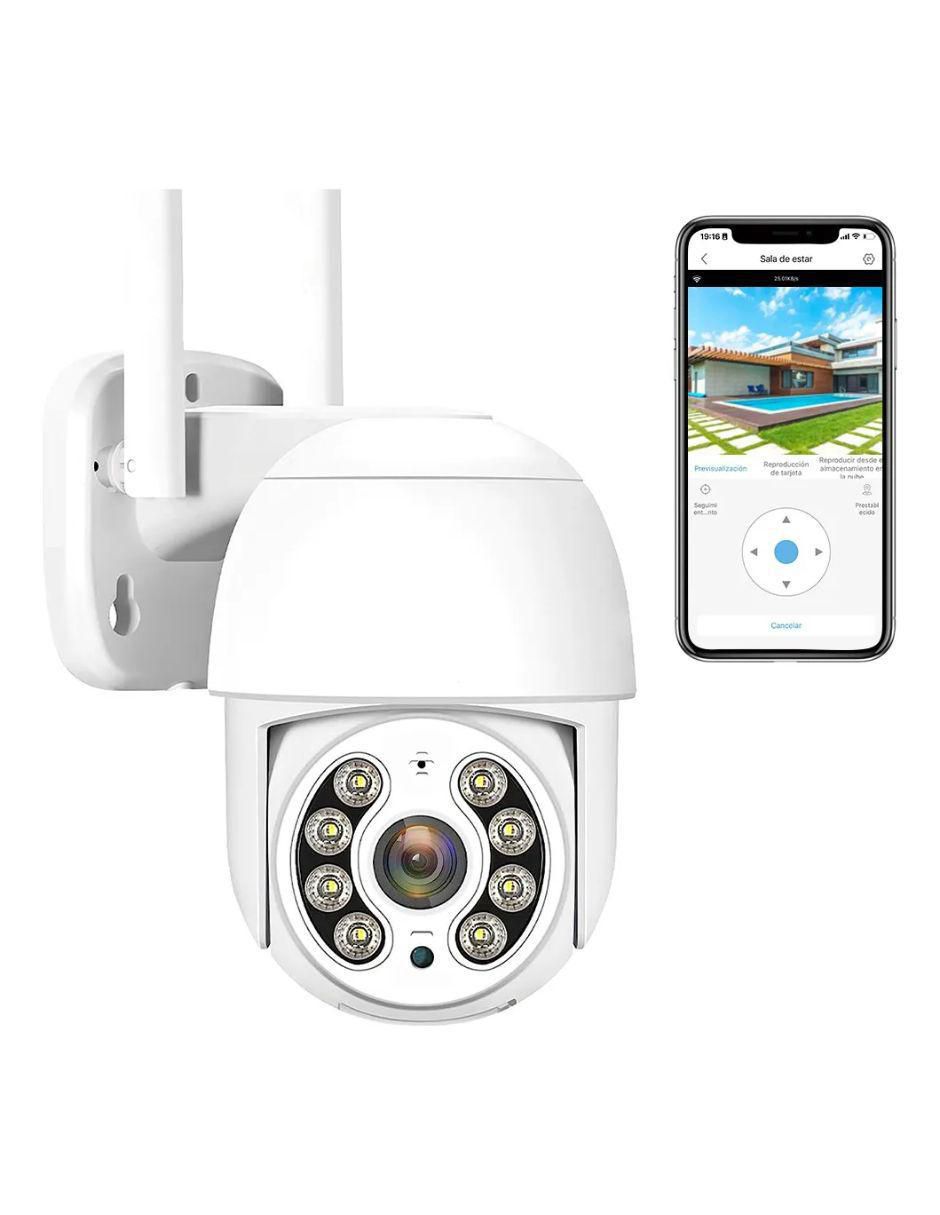 Cámara de seguridad alámbrica HD 360° capacidad para grabar para exterior 3