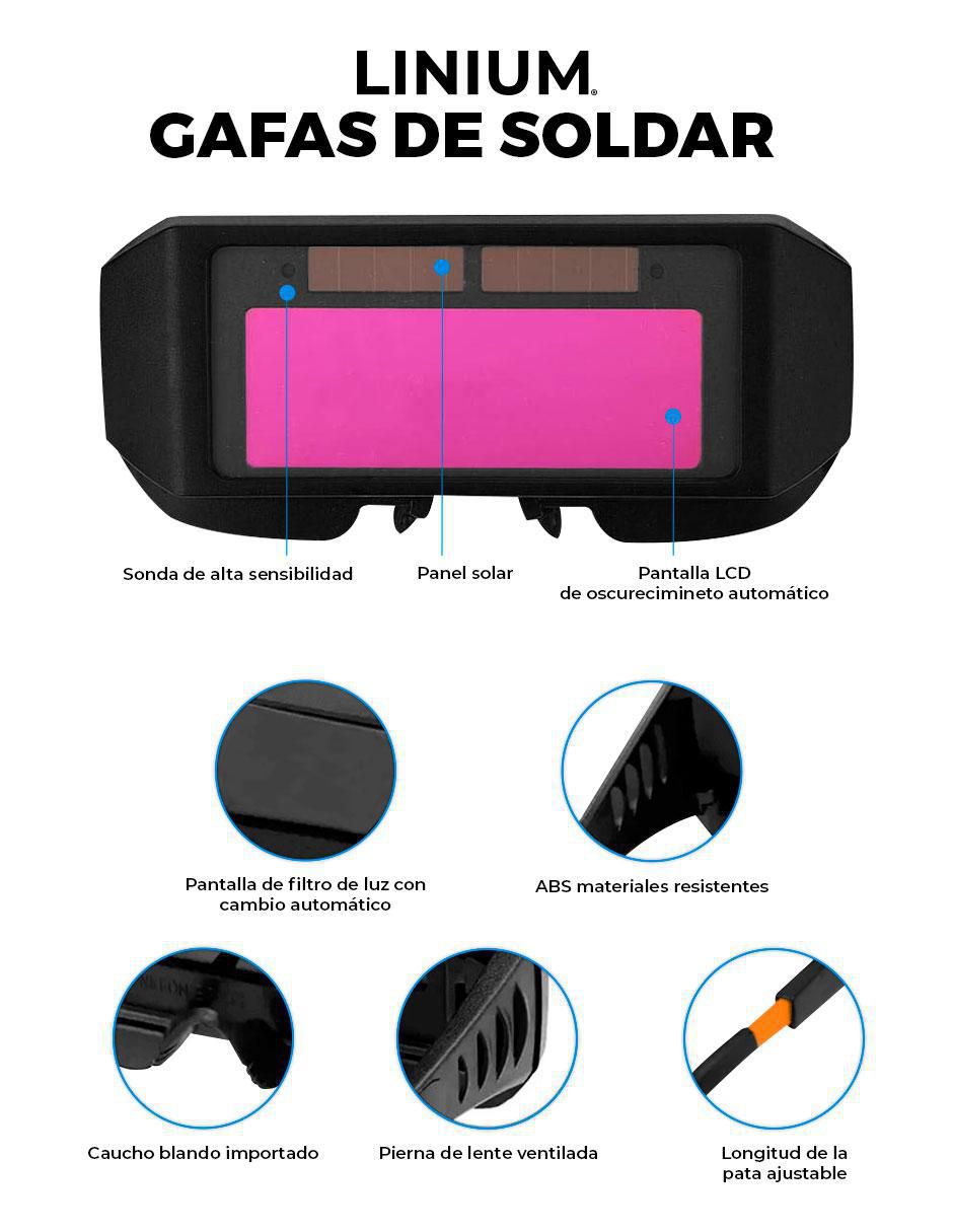 Lentes de seguridad uso industrial de cristal 2