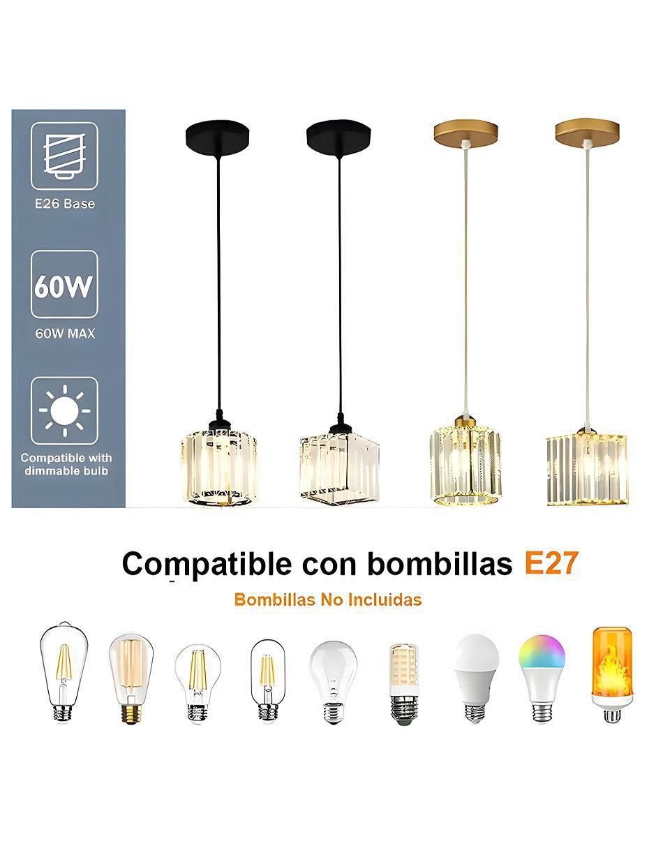 Set lámparas Wünd incandescente y led