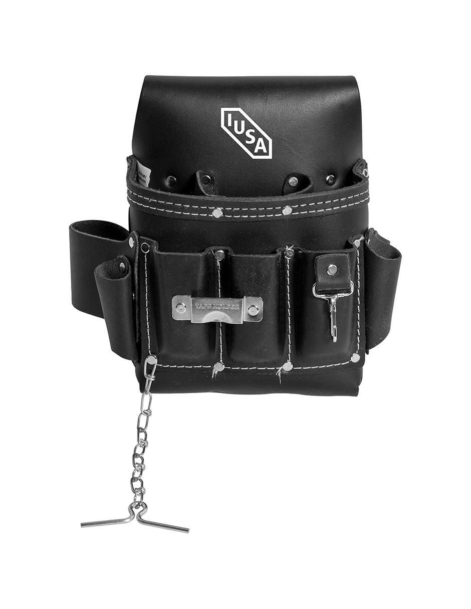 Bolsa portaherramientas multiusos de cuero Bolsa portaherramientas multiusos de cuero