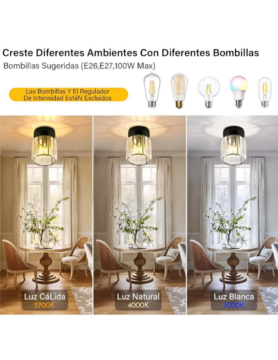 Lámpara incandescente y led 9