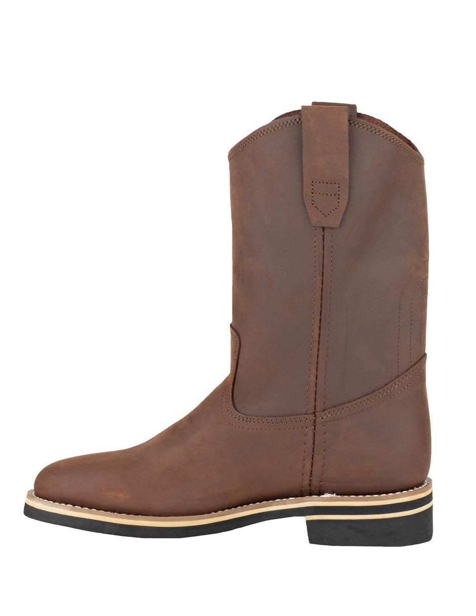 Bota larga de cuero