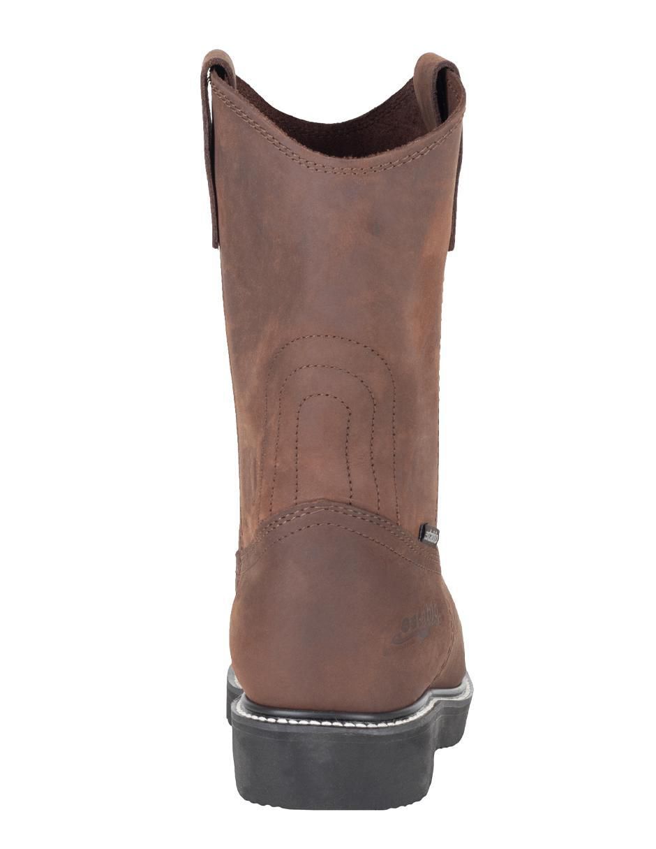 Bota larga de cuero