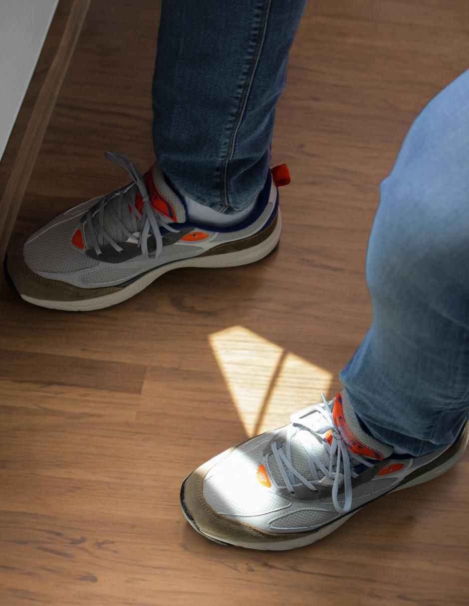 Zapatos de seguridad de cuero y tela 3