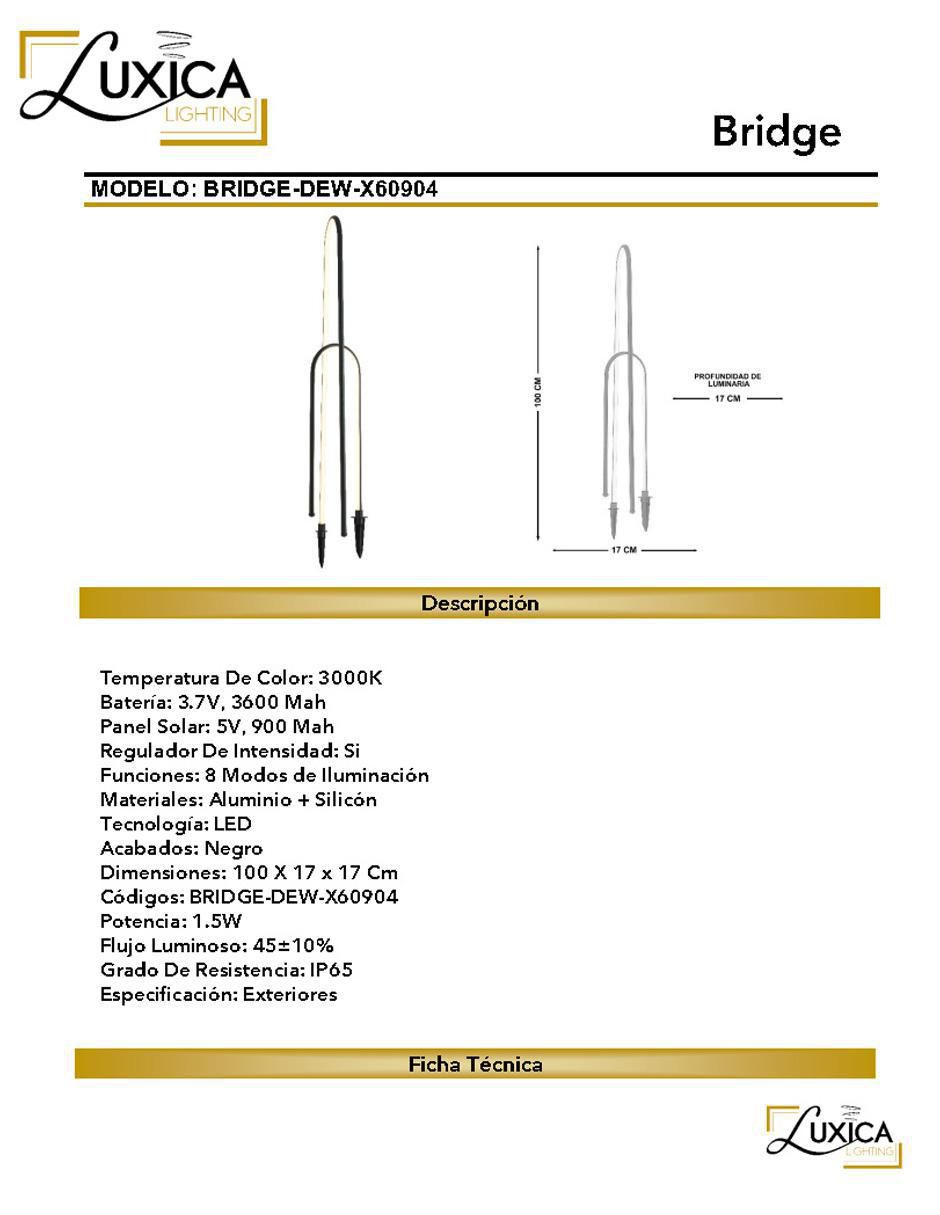 Lámpara led Bridge 8